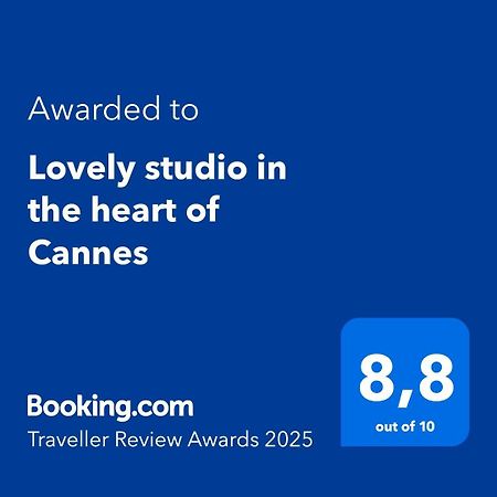 Lovely Studio In The Heart Of 戛纳 外观 照片